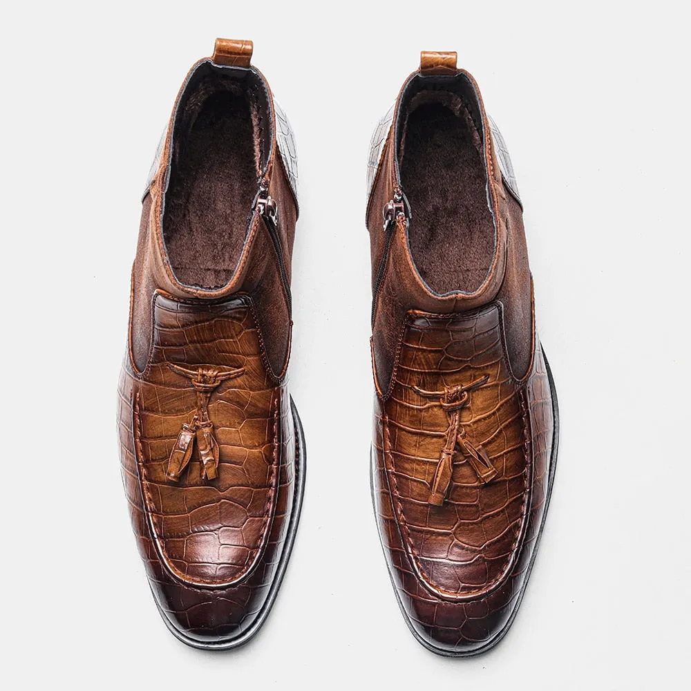 Men's Leather Ankle Boots